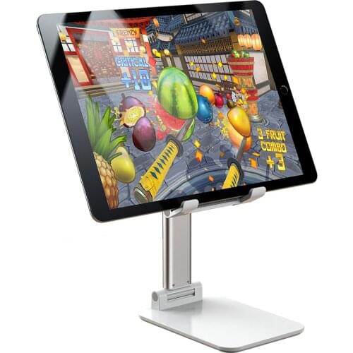 Universal Foldable Metal Desk Moblie Phone Holder Adjustable Cell Phone Stand Support Telephone Tablet Extendable Phone Holder