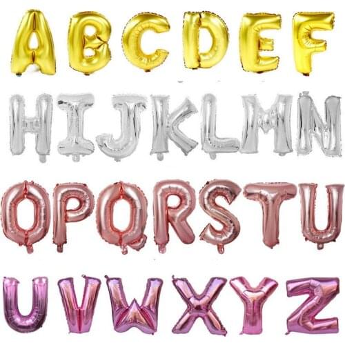 40 inch Letter Balloons Foil Balloon Happy Birthday Party Decoration Wedding Festival Air Balloons