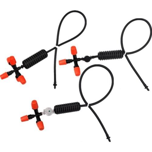 10Set 5-Ways Misting Hanging Assembly Sprinkler Cooling Hanging Sprinkler For Garden Greenhouse Irrigation