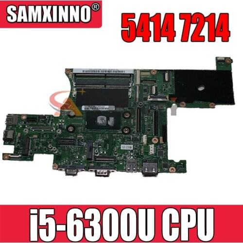 100% Working for Dell Latitude 5414 7214 Rugged Extreme Motherboard Core i5-6300u 2.4GH 043RD6 laptop mainboard tested ok