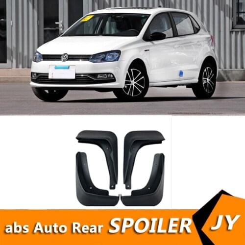 For Volkswagen Polo 2014-2018 Mudflaps Splash Guards Front With the color and rear Mud Flap Mudguards Fender Modified special