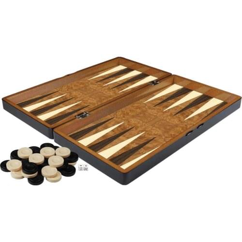 Yenigün Wooden Backgammon Rose Large Size