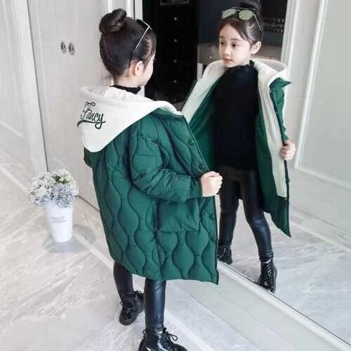 Kids Winter School Girls Children Clothing Boys Long Jacket Baby Girl Clothes Faux Fur Collar Coat Snowsuit Outerwear Coat Parka