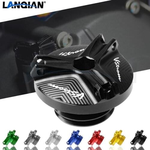 For Suzuki V-STROM 1000 650 Motorcycle Aluminum Engine Oil Filter Cup Plug Cover V-STROM 1000 2002-2019 V-STROM 650 2004-2020