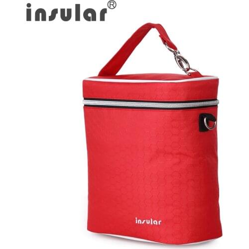 Brand Insular 420D Nylon Baby Feeding Bottle Insulation Bags Thermal Bottle Bags Baby Diaper Stroller Cooler Changing Bags