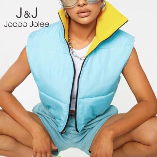 Женские стеганые жилеты Jocoo Jolee China At AliExpress