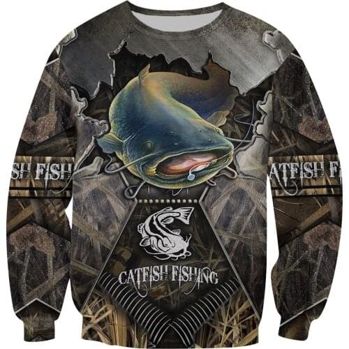 Beautiful Cool Catfish Fishing 3D Printed Unisex Deluxe Hoodie Sweatshirt Zip Pullover Casual Tracksuit Sudadera Hombre DW0332