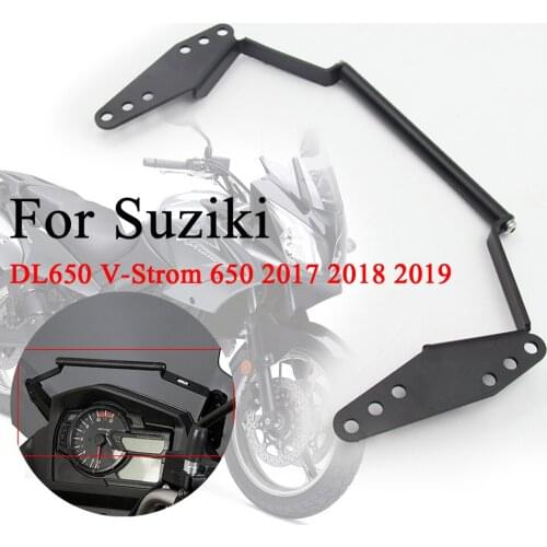 For Suzuki DL 650 DL650 DL650XT V-Strom 2017-2019 2018 Windshield Fixing Navigation Bracket GPS Smart Phone Holder GPS Holder