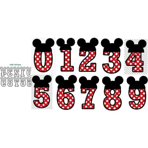 Metal Cutting Dies Number Stencils for DIY Scrapbooking Decorative Embossing DIY Paper Cards