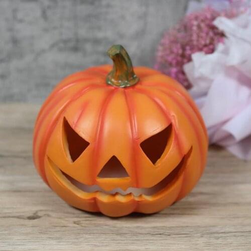 [MGT] Halloween pumpkin lantern home decoration pumpkin lantern angry pumpkin sculpture statue crafts holiday gift Dropshipping