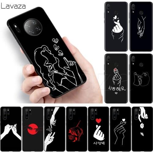 Lavaza Minimalist style series lines Soft Case for Huawei Honor 30 V30 Nova 6 7 P40 SE Pro Max 4G 5G