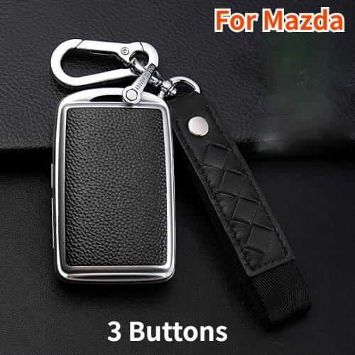 Soft TPU Car Key Case Cover Shell for Mazda 3 Alexa CX4 CX5 CX8 2019 2020 Accessories