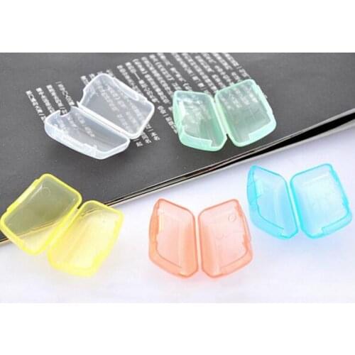 1set/6pcs High Quality New Portable Travel Toothbrush Head Cover Case Protective Caps Health Germproof