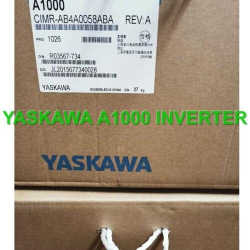 New and genuine Yaskawa A1000 high performance inverter 22KW 380V 460V CIMR-AB4A0058ABA
