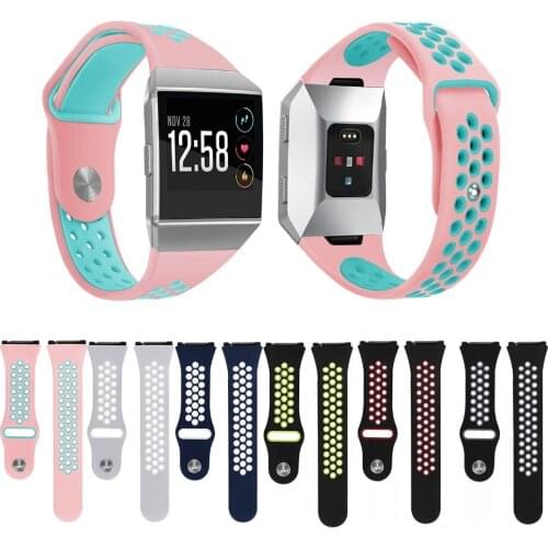 For Fitbit ionic Wrist Watch Band Soft Rubber Silicone Bracelet Sport Style Watch Strap For Fitbit ionic Watchbands