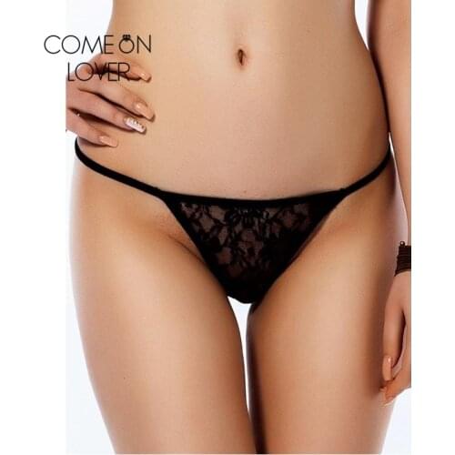 Comeonlover Womens Sexy lingerie Thongs G-string Underwear Panties Briefs Ladies T-back Plus Size 3XL Sexy Panties PI5018