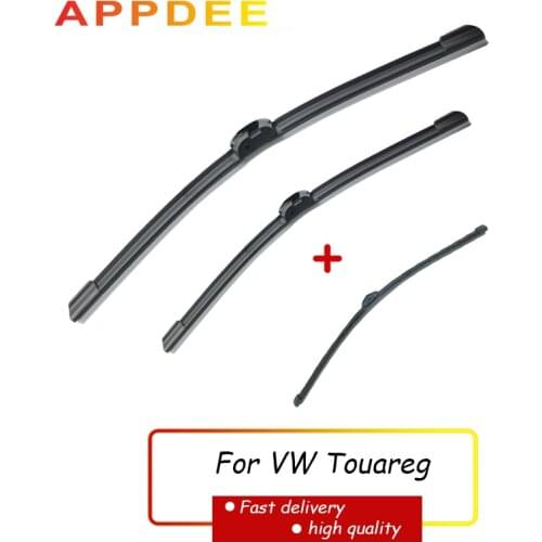 APPDEE Wiper LHD Front Wiper Blades For VW Touareg 2010- 2017 2016 2015 Windshield Windscreen Front Window 26"+26"+14"