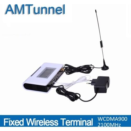 3G WCDMA 2100Mhz fixed wireless terminal UMTS FWT with LCD display for connecting desktop phone to make phone call