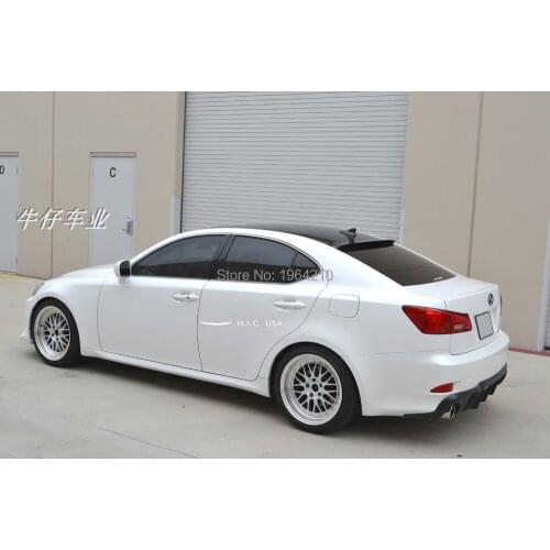 Car Styling For Lexus IS200 IS250 IS350 IS300 2007-2013 2014-2018 ABS Plastic Material Rear Roof Spoiler Sun Visor Spoiler Wing