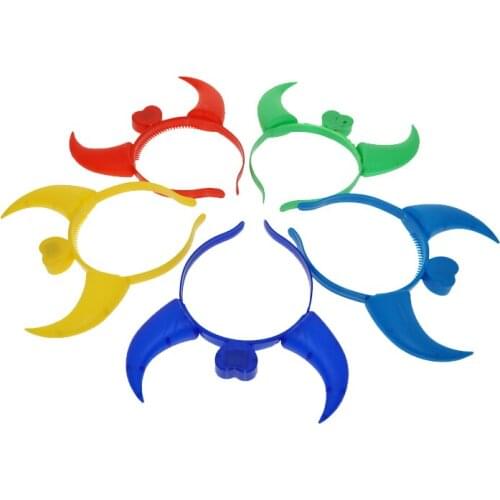 15PCS Luminous Hair Accessory Led Glowing Headband Halloween Devil horns Toys New Year Props Kids Toys Party Decoration