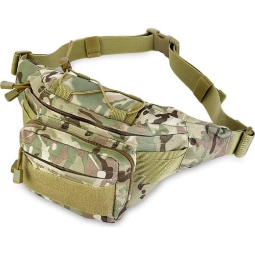 Outdoor Tactical Military Sports Cycling Waist Pack Shoulder Bag Tactical Molle Bag For Hiking Fishing Sport Hunting Bag Belt