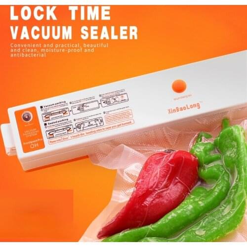 Vacuum Food Sealer With 5 Rolls Vacuum Sealer Bag(12X500cm,15X500cm,20X500cm,25X500cm,28X500cm)
