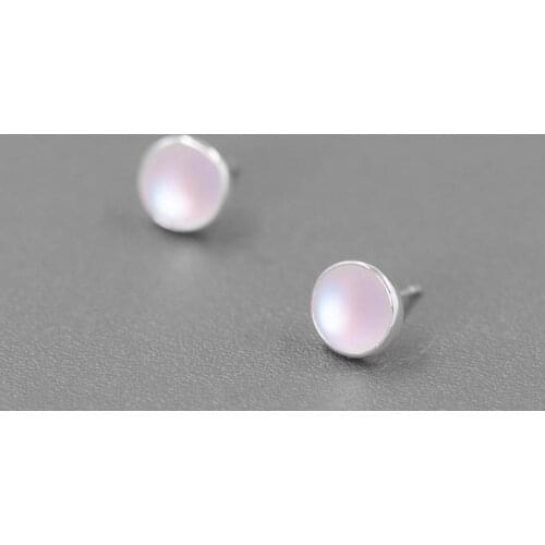 Volta Van Stud Earrings 2021 New 925 Sterling Silver Elegant Colored Glaze Fine Jewelry Trendy Concise Women Silver Earrings