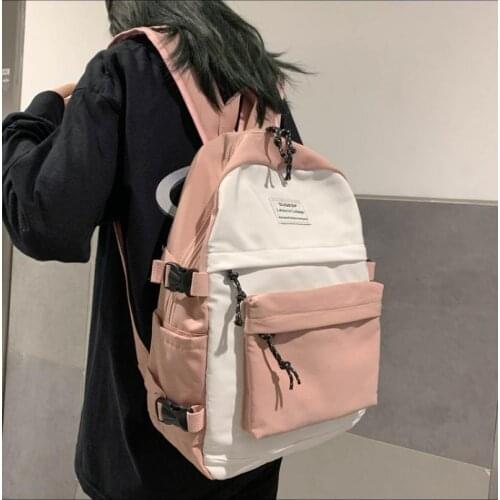 Women Backpack For Teenage Girls Large Capacity New Fashion Female Casual School Students Shoulder Bags Sweet Travel Backpacks