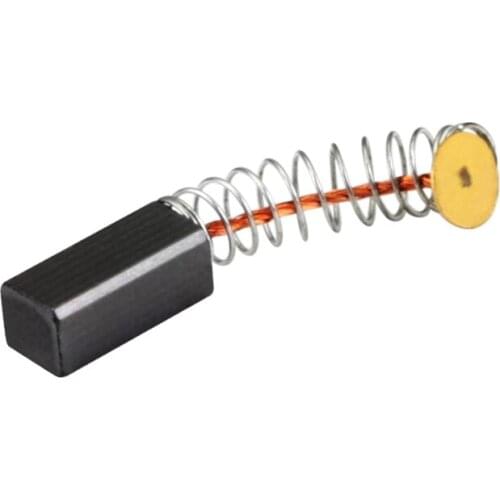 10pcs Spring Carbon Brush 5x5x10mm Angle Grinder Carbon Brushes Replacement for Electric Rotary Motor Tool