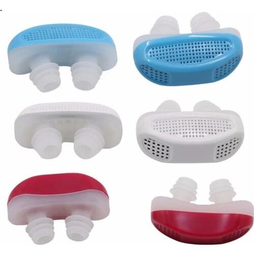 2 in 1 Health Anti Snoring & Air Purifier Relieve Nasal Congestion Snoring Devices Ventilation Anti-snoring Nose Clip
