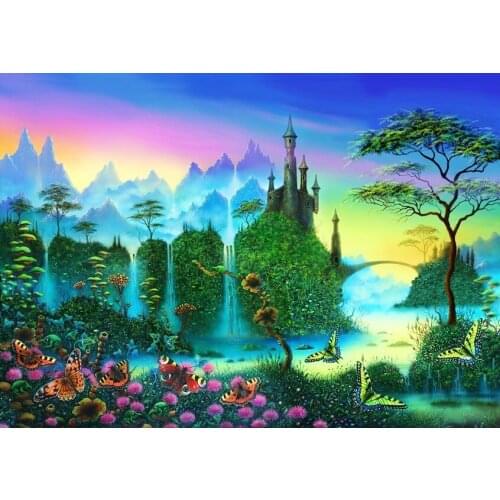 Diamond Embroidery Sale 5D DIY Diamond Painting Landscape Picture Of Rhinestone Mosaic Wonderland Decoration Home