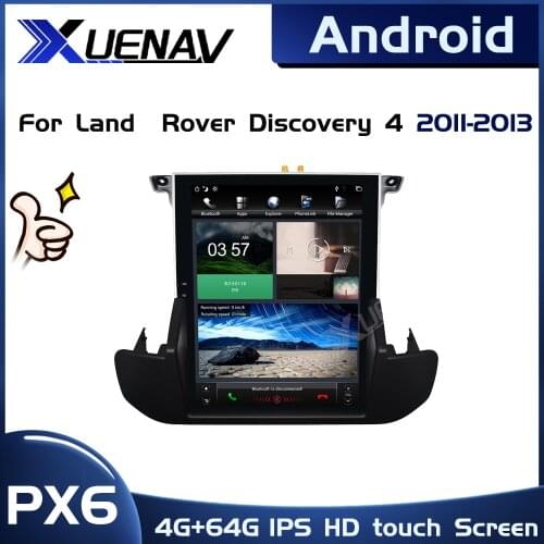 PX6 system Car radio For Land Rover Discovery 4 2011 2012 2013 Android smart car multimedia video player GPS Navigation