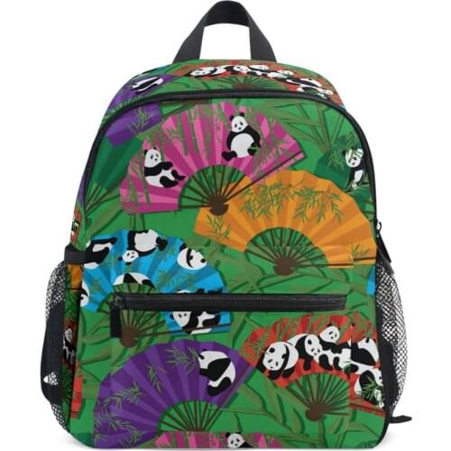 Childrens Bags 2020 New Kawaii Backpack Cartoon Panda Fan Cute Dinosaur For Girls Boys Baby Small waterproof School Bag
