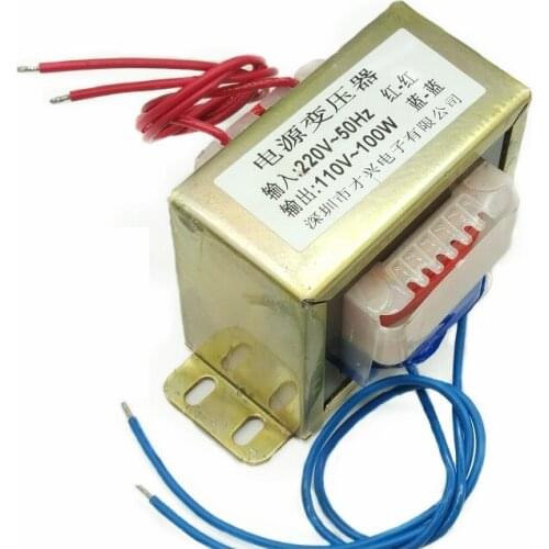EI86-100W type transformer 100W/VA 220V to 110V AC 110V 0.9A isolation transformer
