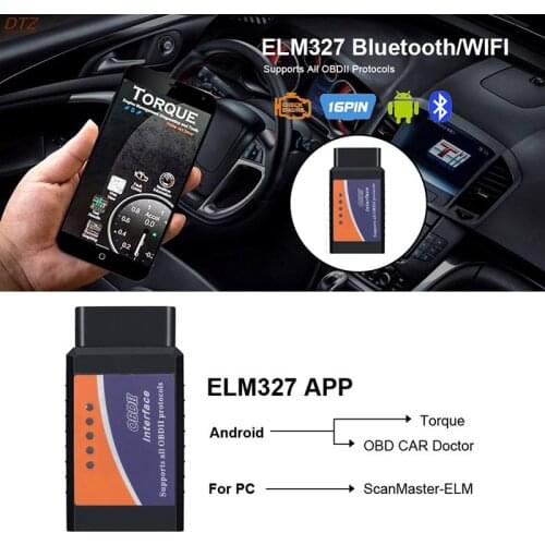 ELM327 Wifi V1.5 PIC18F25K80 Chip Code Reader ELM 327 OBD 2 Auto Scanner For IOS Android ELM 327 V1.5 WI-FI ODB2 Diagnostic Tool