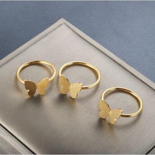 JOVO LOVE Women's Gold Rings