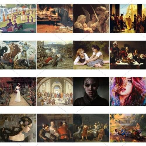 Character Oil Painting Diamond Painting Home Decoration Mosaic Sticker Diamond Paste Drill Embroidery Wall Art Handmade DIY Gift