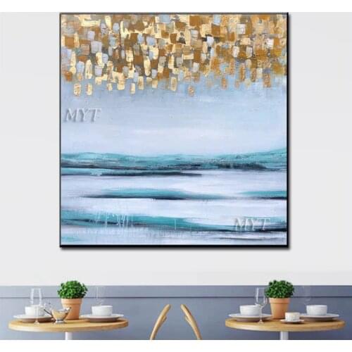 That Piece Of Rivers Abstract Oil Painting Hand-painted Wall Art Home Decor Picture Modern Hand Painted Oil Painting On Canvas