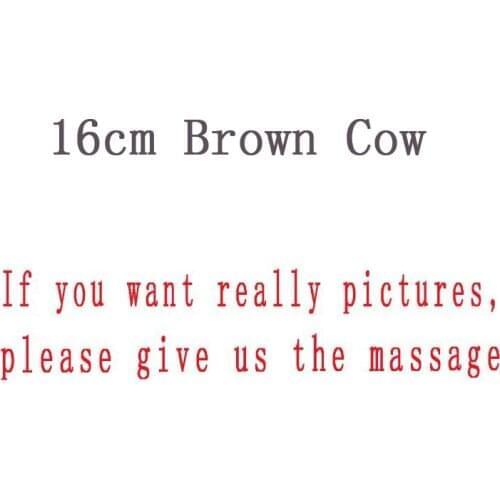 Brown Cow Plush Toys 16cm MC Baby Cow Stuffed Plush Toys MC Game Cartoon Toy Brinquedos Gifts for Children Kids
