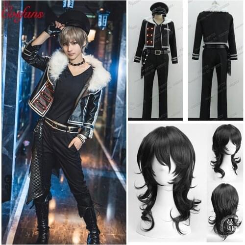 Ensemble Stars UNDEAD Cosplay Costume Ver. Kaoru Hakaze Rei Sakuma Koga Oogami Cosplay Full Set Halloween Carnival Costume wig