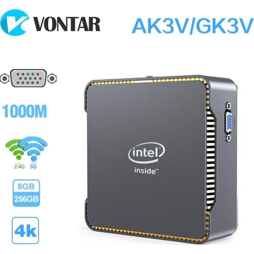Reyfoon Mini PC Intel Celeron J4125 J3455 Quad Core LPDDR4 8GB 128GB Windows 10 Desktop with HD VGA Port 1000M LAN BT4.2 Desktop