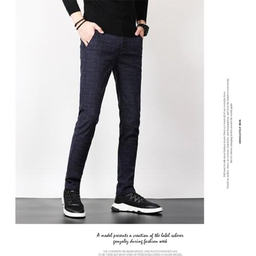 Male Clothing Cotton Formal Trousers Men Spring Autumn New Fashion Mens Casual Pants High Quality Brand Business Pants