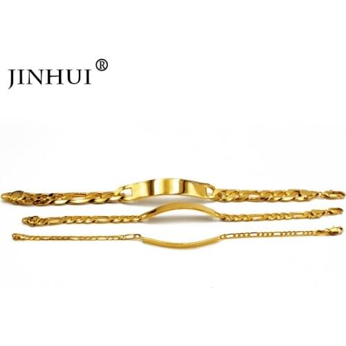 Jin Hui Fashion New African Ethiopia Gold color Men Bracelet Women Party Ornament Luxury Gifts for Friends Dubai Bangle Jewelry