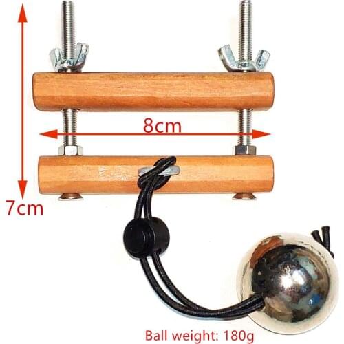 Scrotum Clip Ball Stretcher Penis extruding Streth Scrotal Clip Pendant Penis Testicles Bandage male Sex toys Drop shipping