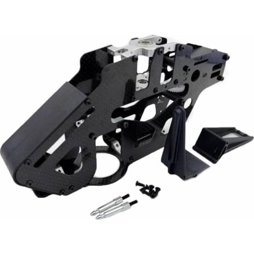 GARTT 450 Carbon Fiber Main Frame Belt / Torque Tube Drive for Trex 450 PRO Helicopter