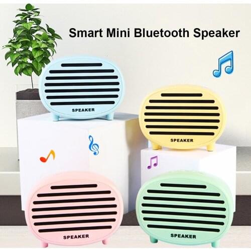 Portable Bluetooth Speaker Rechargeable Powerful 3W Mini Wireless Speaker 360 Surround Support Bluetooth/USB/FM/TF Drop Ship