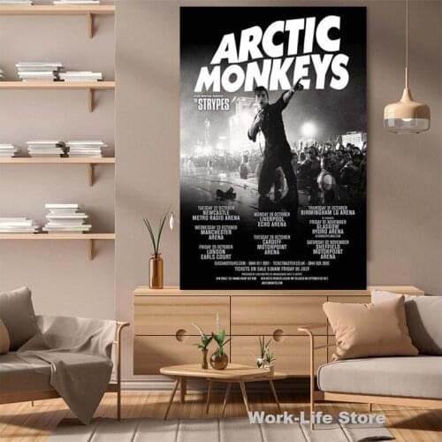 Posters and Prints Arctic Monkeys Am Tour Alex Turner Suck Concert Art Poster Wall Canvas Painting Living Room Decor No Frame