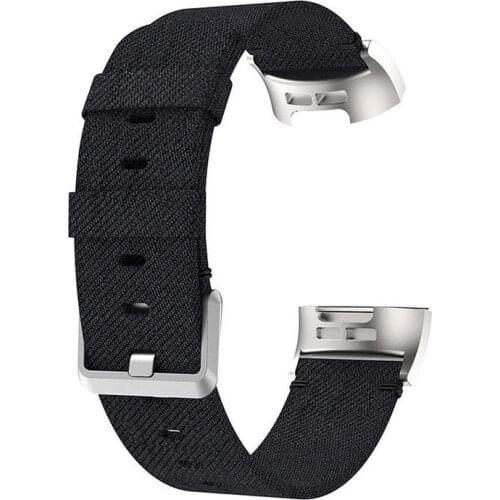 Sports Woven Canvas Fabric Replacement Wrist Band Strap For Fitbit Charge 3 Wrsitband Outdoor Sports Accessories New