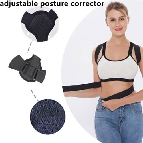 S-XXXL Adjustable Clavicle Posture Corrector Upper Back Shoulder Lumbar Support Belt Corset Posture Correction For Adult Child