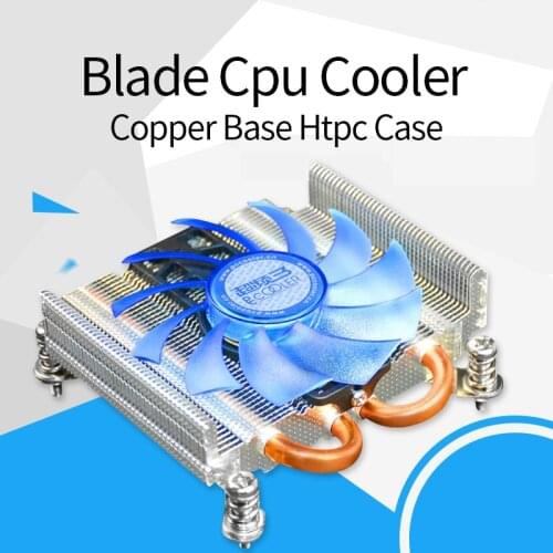 Overclocking three-blade S85 all-in-one machine HTPC ultra-thin CPU radiator ITX chassis CPU fan 4pin temperature control mute 1